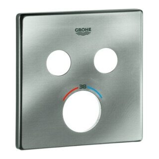 Grohe Rosette 49039 für SmartControl UP-THM mit 2 ASV supersteel