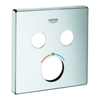 Grohe Rosette 49039 pour SmartControl UP-THM avec 2 ASV chrome