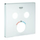 Grohe Rosette 49040 für SmartControl UP-THM eckig mit 2 ASV moon white-1