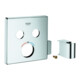 Grohe Rosette 49041 eckig für SmartControl chrom-1