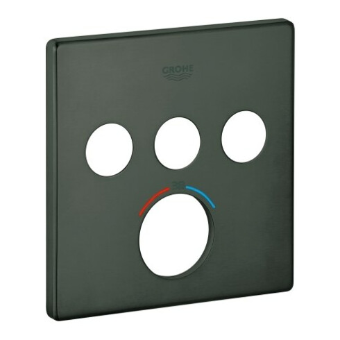 Grohe Rosette 49042 für SmartControl UP-THM eckig 3 ASV hard graphite geb.