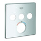 Grohe Rosette 49042 pour SmartControl UP-THM carré avec 3 ASV chrome-1