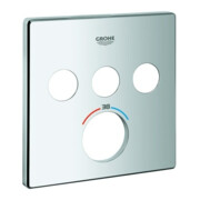Grohe Rosette 49042 pour SmartControl UP-THM carré avec 3 ASV chrome