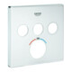 Grohe Rosette 49043 pour SmartControl UP-THM carré avec 3 ASV blanc lune-1