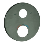 Grohe Rosette 49075 ronde pour THM-FMS graphite dur brossé