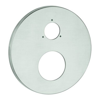 Grohe Rosette 49105 rund für EHM-Fertigmontagesets supersteel