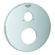 Grohe Rosette 49108 rund für EHM-Fertigmontagesets chrom-1