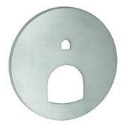 Grohe Rosette 49118 rund für EHM-FMS mit 2-Wege Umstellung supersteel
