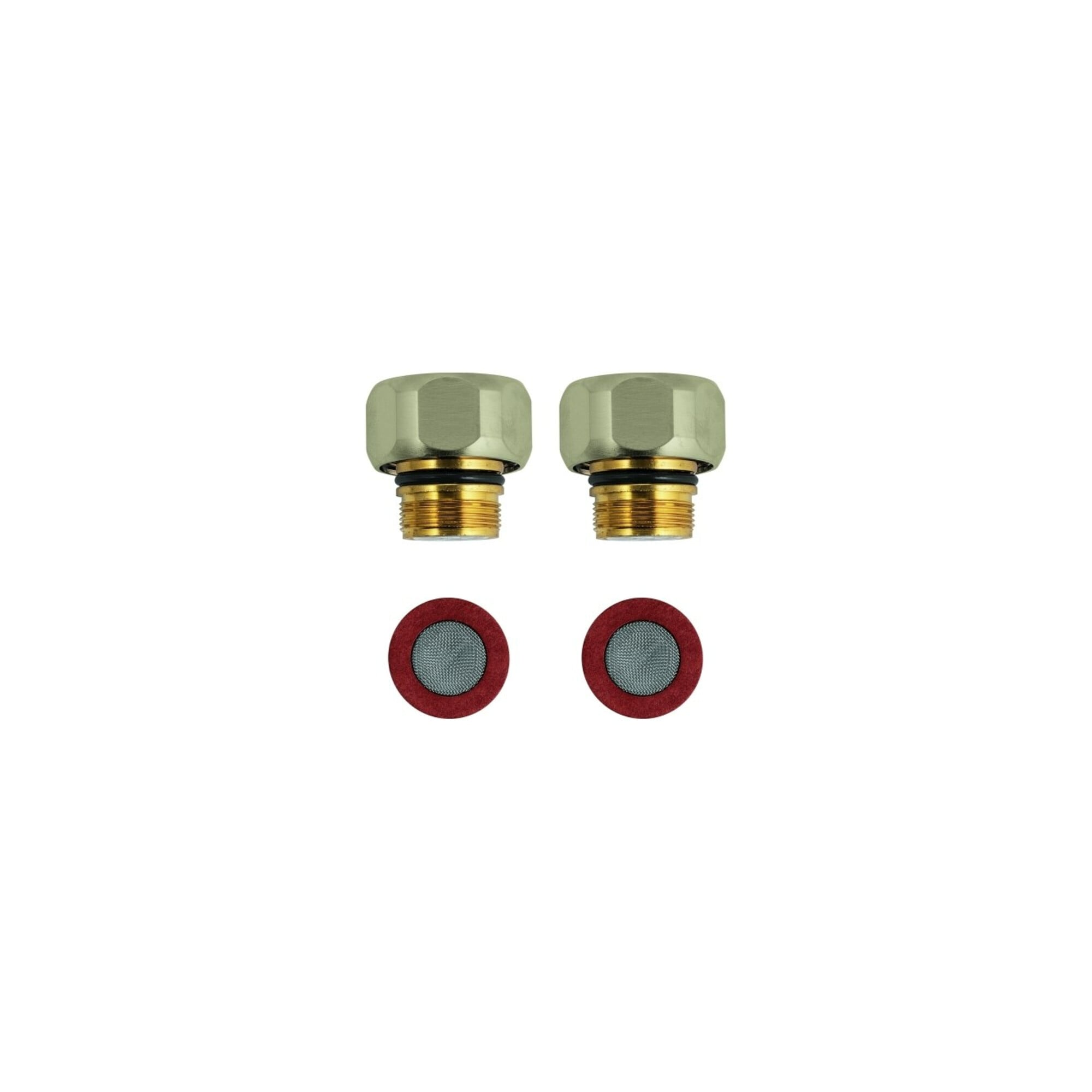 Grohe Rückflussverhinderer 47189 2 Stück nickel gebürstet