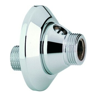 Grohe S-Anschluss 12400 Verstellb. 10mm 1/2"x3/4" absperrbar 2 Stück chrom