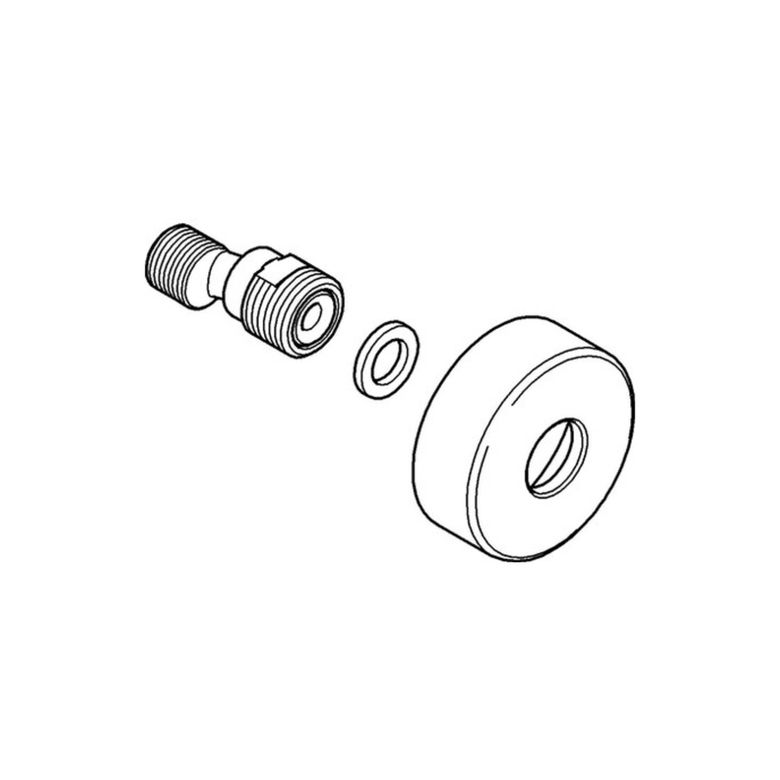 Grohe S-Anschluss 12662 nickel gebürstet