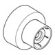 Grohe S-Anschluss 48453 1/2" x 3/4" Verstellbarkeit 7,5mm hard graphite geb.-3
