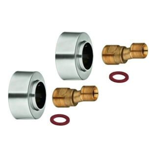 Grohe S-Anschluss 48453 1/2" x 3/4" Verstellbarkeit 7,5mm supersteel