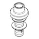 Grohe Schlauchdurchführung 27186 chrom PG 09-3