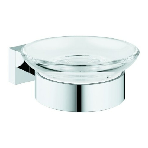 Grohe Seifenhalter Essentials Cube chrom