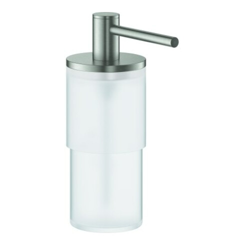 Grohe Seifenspender Atrio 160ml, Glas/Metall, supersteel