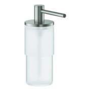 Grohe Seifenspender Atrio 160ml, Glas/Metall, supersteel