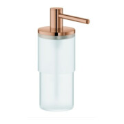 Grohe Seifenspender Atrio 160ml, Glas/Metall, warm sunset