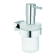 Grohe Seifenspender Essentials Cube 160ml, mit Halter, chrom