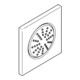 Grohe Seitenbrause F-SERIES 5 RAINSHOWER 127 x 127 mm, inkl. Einbaukörper chrom-4
