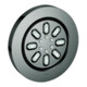Grohe Seitenbrause Rainshower Aqua 7,5cm, 2 Stahlarten, hard graphite-1