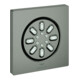 Grohe Seitenbrause Rainshower Aqua Cube 7,5x7,5cm, 2 Stahlarten, hd graph. geb.-1