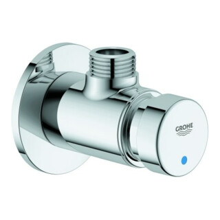 Grohe Selbstschluss-Brausevtl Euroeco CT 1/2", Markierung blau/rot, chrom