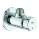 Grohe Selbstschluss-Brausevtl Euroeco CT 1/2", Markierung blau/rot, chrom-1