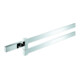 Grohe Selection Cube Double porte-serviettes 40 cm, 2 bras, noir, fixation dissimulée, chrome-1