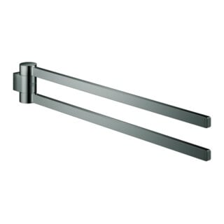 Grohe Selection Porte-serviettes 44,1 cm, 2 bras, pivotant, graphite dur