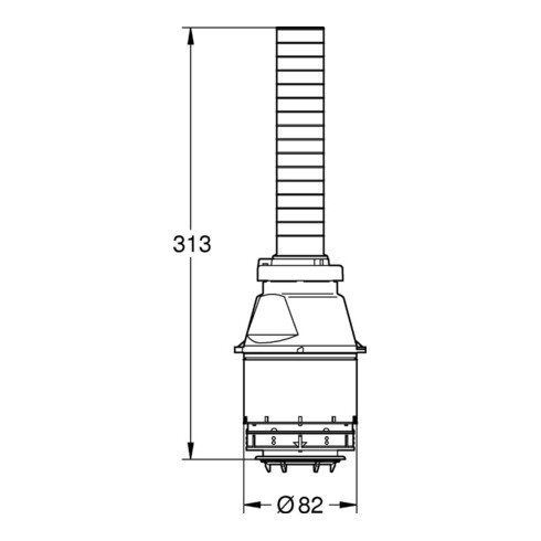 Grohe Servo Ablaufventil (06.03.2200)
