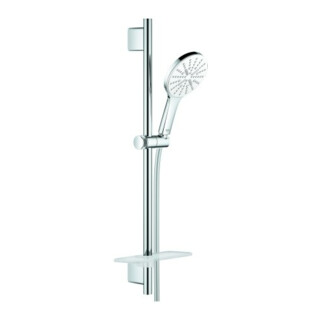 Grohe Set barre de douche Rainshower SmartActive 130 m wh., barre 60 cm, 3 jets