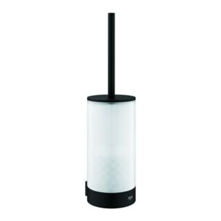 Grohe Set brosse WC Selection, fixation murale, noir fantôme