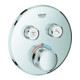 Grohe Set complet Grohtherm Smartcontrol chromé, rouge, thermostat encastré, 2 vannes d'arrêt-1