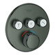 Grohe Set complet Grohtherm Smartcontrol h graph. mat, rond, UP-THM, 3 vannes d'arrêt-1
