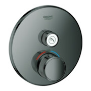 Grohe Set complet Grohtherm Smartcontrol hd graphite, rd, UP-THM, 1 vanne d'arrêt
