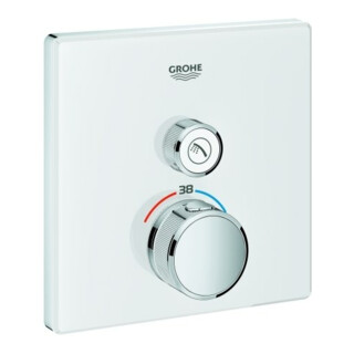 Grohe Set complet Grohtherm Smartcontrol lune bl., angle, UP-THM, 1 vanne d'arrêt