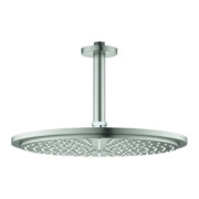 Grohe Set de douche de tête Rainshower C 310 sortie plafond 14,2 cm, supersteel