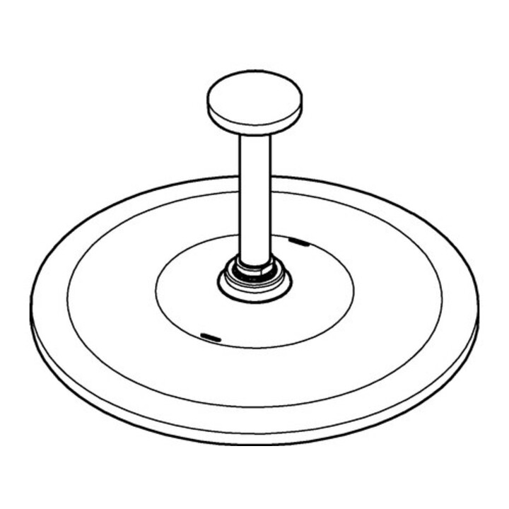 Grohe Set de douche tête Rainshower 310 Mono chromé, m DAusl 14,2 cm, sans régulateur de débit