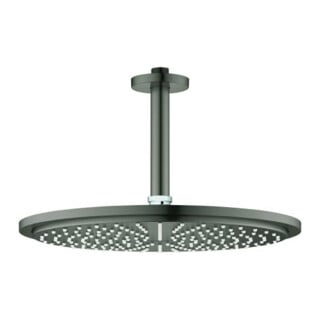 Grohe Set de douche tête Rainshower C 310, sortie plafond 14,2 cm, graphite brossé
