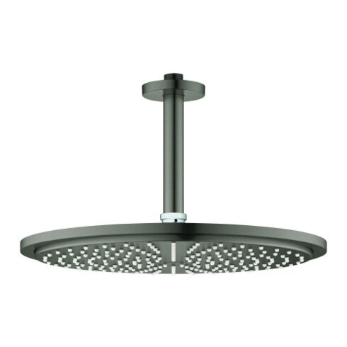 Grohe Set de douche tête Rainshower C 310, sortie plafond 14,2 cm, graphite brossé