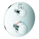 Grohe Set de montage complet Grohtherm thermostatique encastré, avec 1 valve d'arrêt, rond, chrome-1