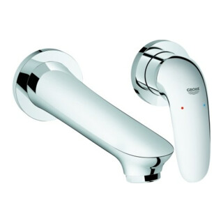 Grohe Set de montage Eurostyle robinet 2 trous encastré, levier, H 20,3 cm, chrome