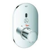 Grohe Set de montage prêt à l'emploi Eurosmart CE chrome, pour thermostat de douche, encastré mural