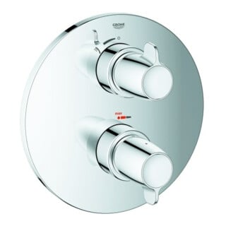 Grohe Set de montage prêt à l'emploi Grohtherm chrome, pour thermostat de douche