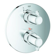 Grohe Set de montage prêt à l'emploi Grohtherm chrome, pour thermostat de douche