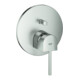 Grohe Set de montage prêt PLUS Mitigeur bain encastré, commutation auto, supersteel-1