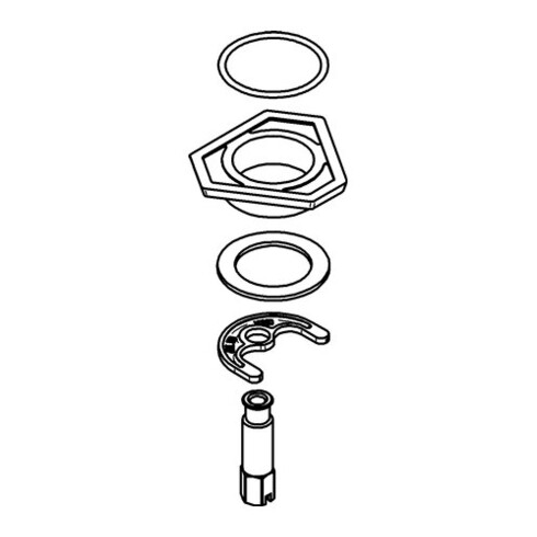 Grohe Set de montage rapide 440560 pour robinets Eichelberg