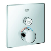 Grohe Set de montage Smartcontrol chromé, mitigeur digital, avec 1 vanne d'arrêt