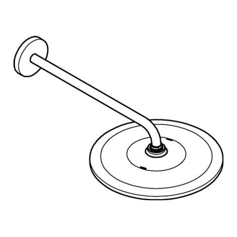 Grohe Set de pommeau de douche Rainshower 310 Mono chrome, bras 42,2 cm, sans régulateur de débit